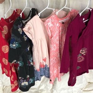 Collection of adorable 4T tea collection dresses!